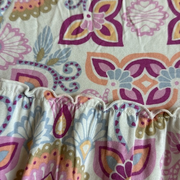 Matilda Jane, super soft tears of Road ruffles tank. Beautiful colors ties back. - Picture 3 of 7